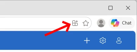 Microsoft Edge σε Windows — εικονίδιο εγκατάστασης εφαρμογής στη γραμμή διευθύνσεων για το Fluentive PWA