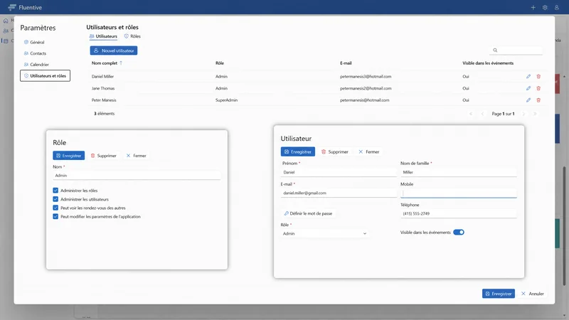 Gestion d'équipe Fluentive